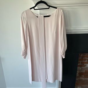 Light pink Club Monaco Shift dress w/ tie